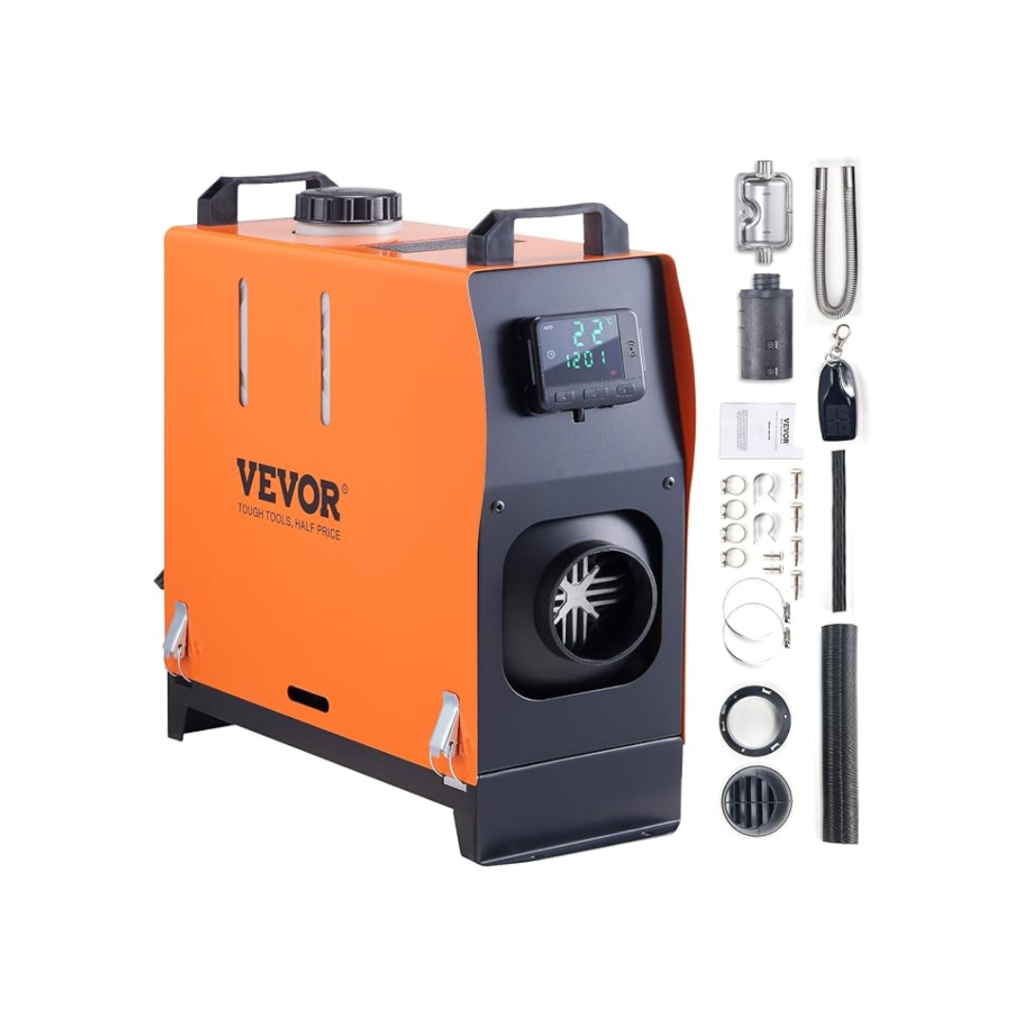 VEVOR 8KW Diesel Heater All in One, Diesel Air Heater with Remote Control and LCD
