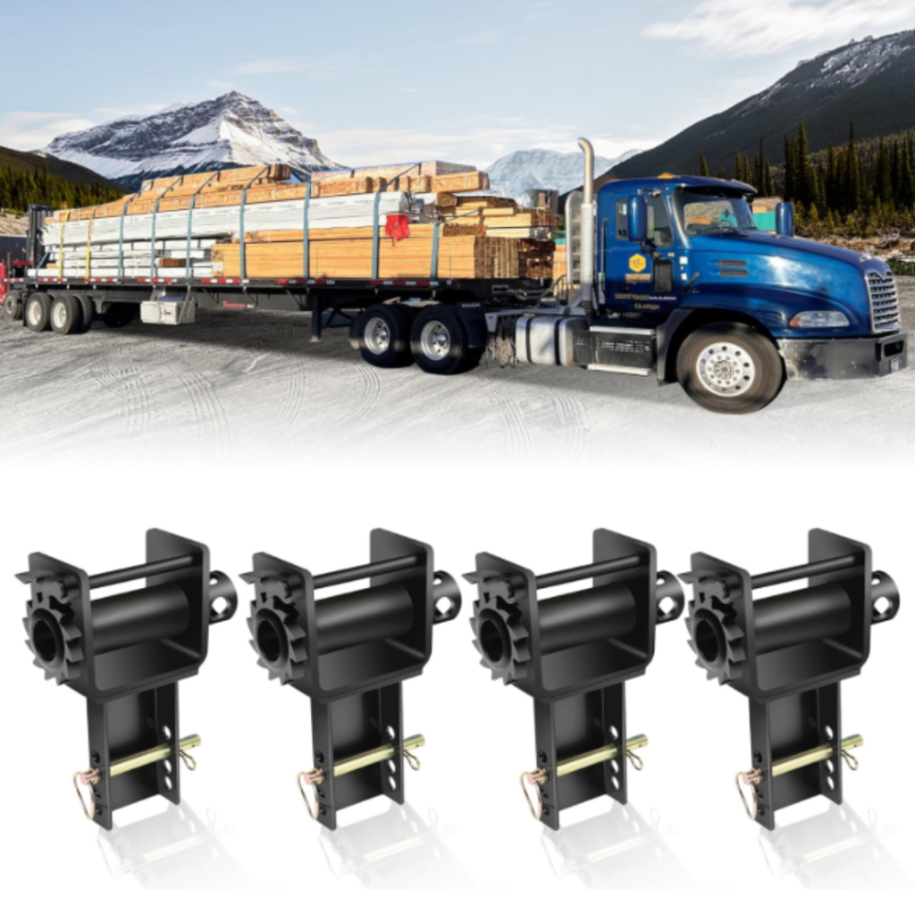 Trailer Stake Pocket Winch, Winch Flatbed Utility Capacity 16200 Lbs